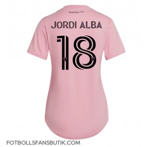 Inter Miami Jordi Alba #18 Replika Hemmatröja Damer 2023-24 Kortärmad